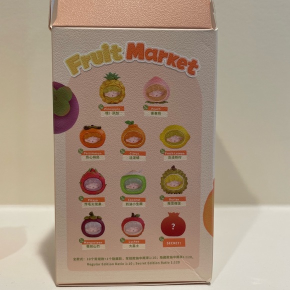 Orange head Vinyl figure blindbox joytoy yumo fruit market - Picture 5 of 6